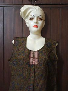 Ethnic Printed Sleeveless Kurta