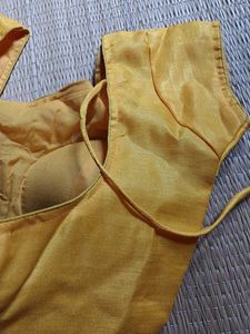 Stylish Yellow Blouse Free! Pay only app charges