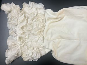 Elegant White Ruffle Dress