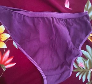 Purple Cotton Briefs