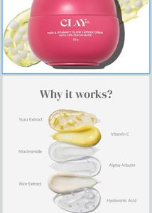 CLAYCO. Yuzu &amp; Vitamin C Glow Capsule Cream