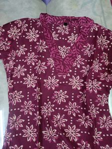 Cotton printed kurta set
