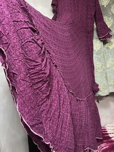 Purple floor length Maxi Dress