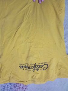 Yellow "United" Graphic T-Shirt