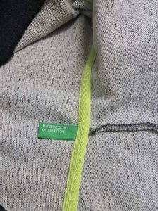size XL Men's Grey Hooded Polo t-shirt