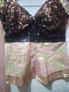 Girls Lehnga Handmade And Fish Cut Lehng
