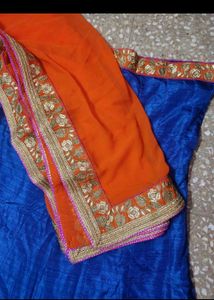 Lehenga Choli | royal blue lehenga | Freeup