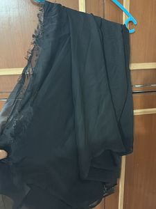 BLACK SAREE