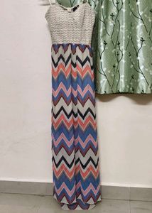 Boho Chevron Maxi Dress