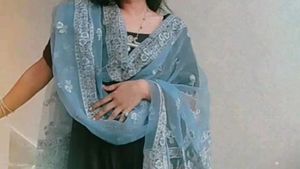 💙Power Blue Organza Light Weight Dupatta💙