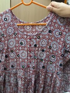 Boho Print Cotton Kurta