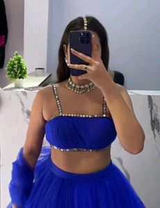 Royal Blue Lehenga Choli