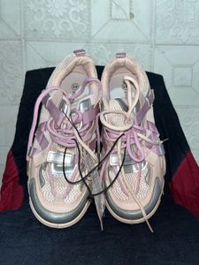 Pink Chunky Sneakers