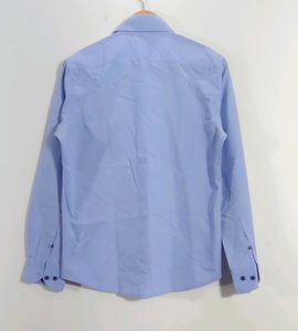 Men's Blue Cotton Shirt | Chest 42 | Length 27