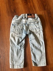 1-2 yrs boy shirt and jeans combo