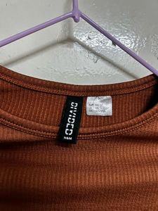 H&amp;M Super Crop Fitted Top