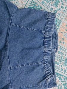 Denim off shoulder Stylish Top