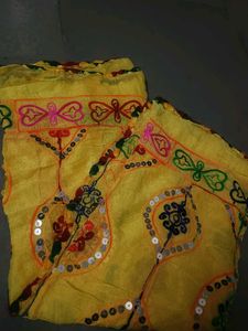 Multicolour Sequin Work Ethnic Dupatta