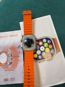 Smart Watch Orange Band
