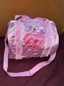 Y2k Pink Barrel Duffle Bag