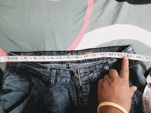 Distressed Acid Wash Jeans