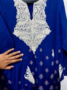 Embroidered Cotton Kurti
