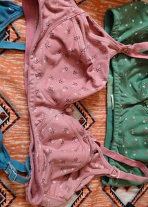 Comfortable Floral Print Bras - Pack of 3