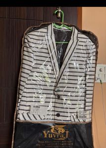 Striped Boys Ethnic Jacket