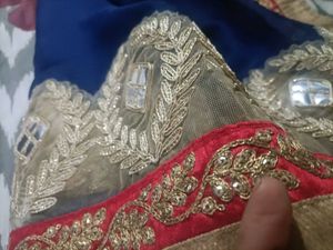 Elegant Blue shaded Saree