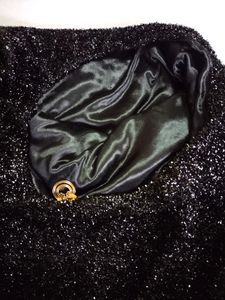 Sparkly Black Knit Top
