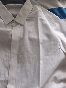 Louis Philippe White Dress Shirt - Classic Style