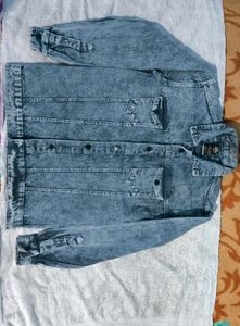 Stylish Washed Denim Jacket
