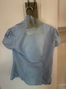 Light Blue Short Sleeve Button-Up Shirt