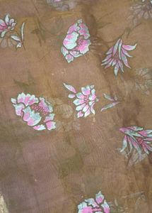 Elegant Paisley Print Saree