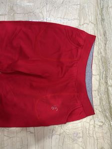 Vibrant Red Comfortable Joggers