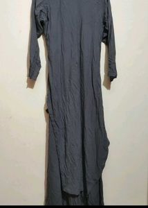 Charcoal Grey Anarkali Kurti For 38 Bust