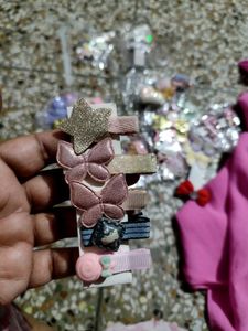 Sparkly Hair Clips Set