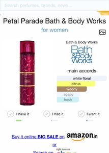 Bath &amp; Body Works Petal Parade