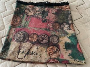 Artistic Print Strapless Tube Top