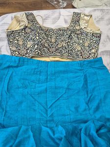 Beautiful Teal Ethnic Skirt