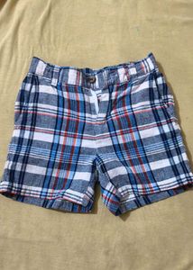 boy Plaid Casual Shorts