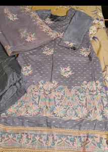 Complete Suit With Colours Ful Dupatta