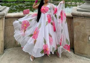 Lovely Floral Suit Set With Dupatta