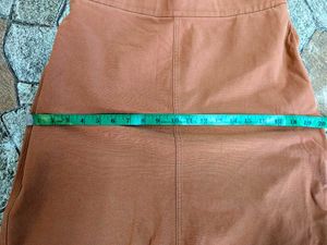 Casual Orange tan skirt