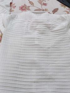 Men's White Textured Shirt