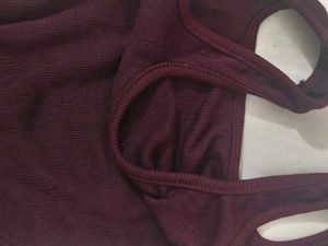 Ribbed Square Neck Tank Top