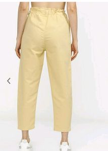 Toyko Talkies Yellow/ Beige High Waisted Regular F