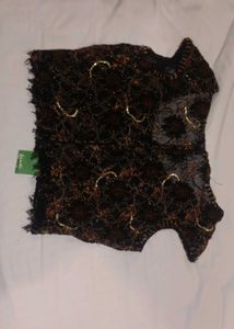 Exquisite Sequin Lace Blouse Top