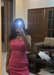 Pink Bodycon Mini Dress