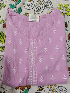 Light Purple Printed Kurta